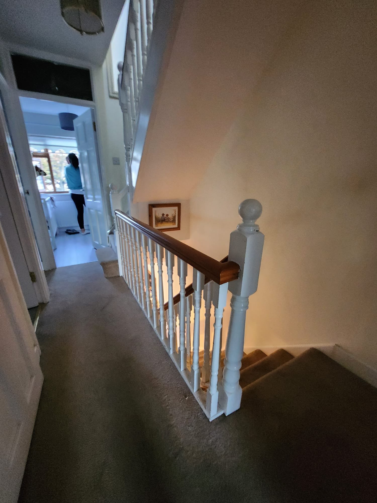 Completed Celtic Glass bannister project in Dublin