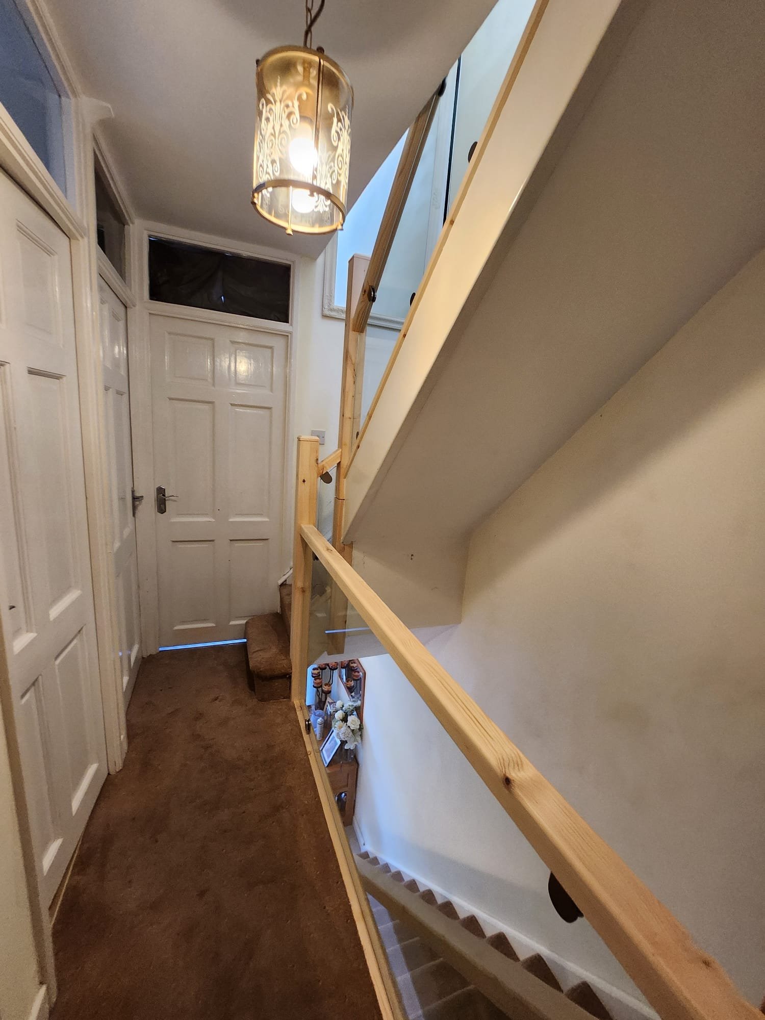 Completed Celtic Glass bannister project in Dublin