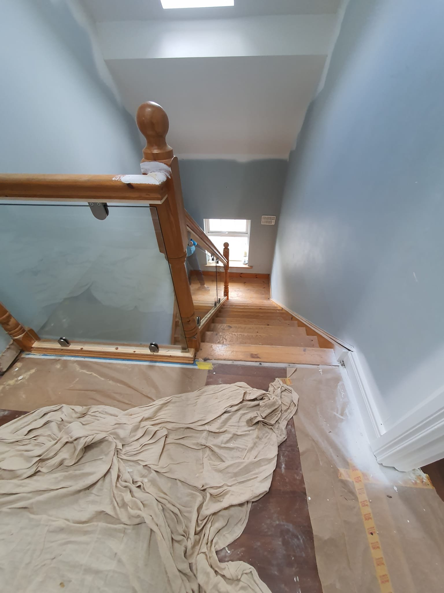 Bespoke glass staircase transformation in Dublin by Celtic Glass